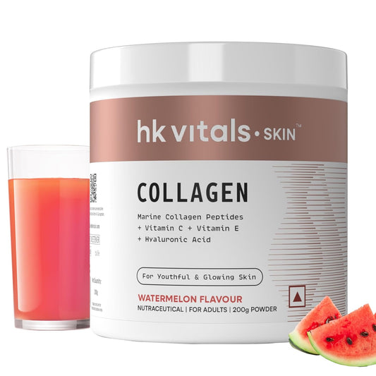 HealthKart hk vitals Skin Radiance Marine Collagen Supplement (Watermelon, 200g)