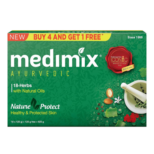 Medimix Ayurvedic Classic 18 Herbs Bathing Soap   125g