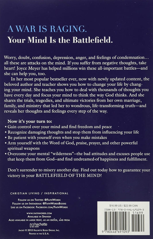 BATTLEFIELD OF THE MIND - Paperback  Joyce Meyer (Author)