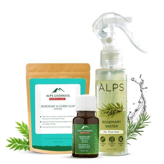 Alps Goodness Rosemary Rosemary Water Spray (200ml), Rosemary Water Spray (200ml), ...... Hair Essentials Pack