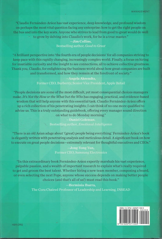 It's Not the How or the What But the Who - paperback