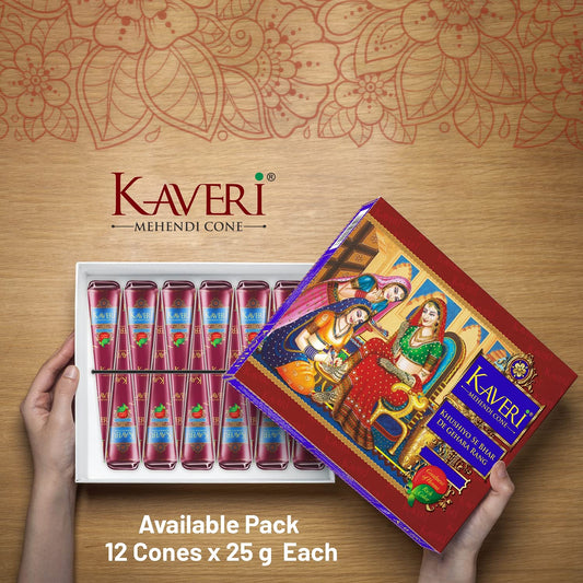 Natural Kaveri Temporary Tattoo Mehandi PACK OF 6