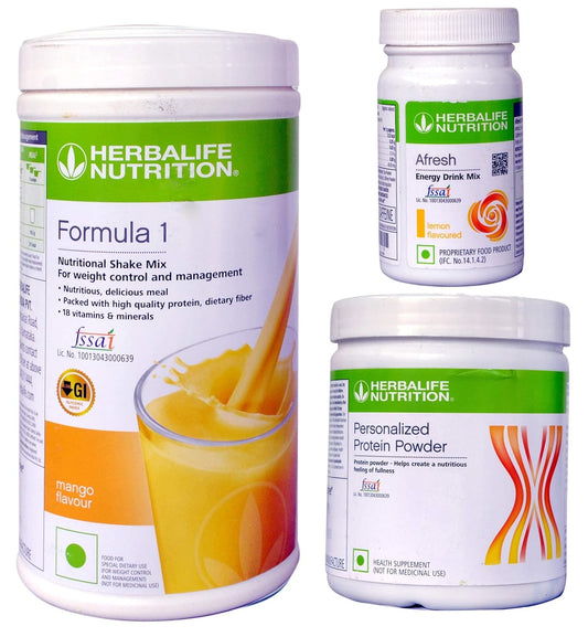 Herbal Formula 1 Combo of mango Shake + Protein Powder 200g & Afresh Lemon