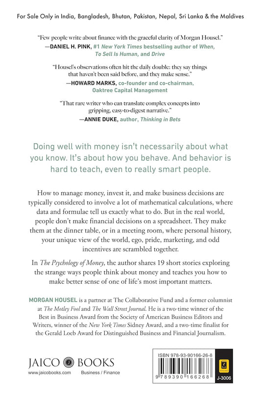 The Psychology Of Money (Paperback) (S)
