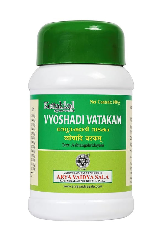 Kottakkal Arya Vaidyasala Vyoshadi Vatakam - 100 gms