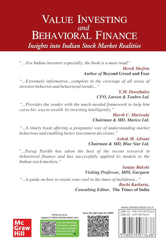 VALUE INVESTING AND BEHAVIORAL FINANCE ( Hardcover)