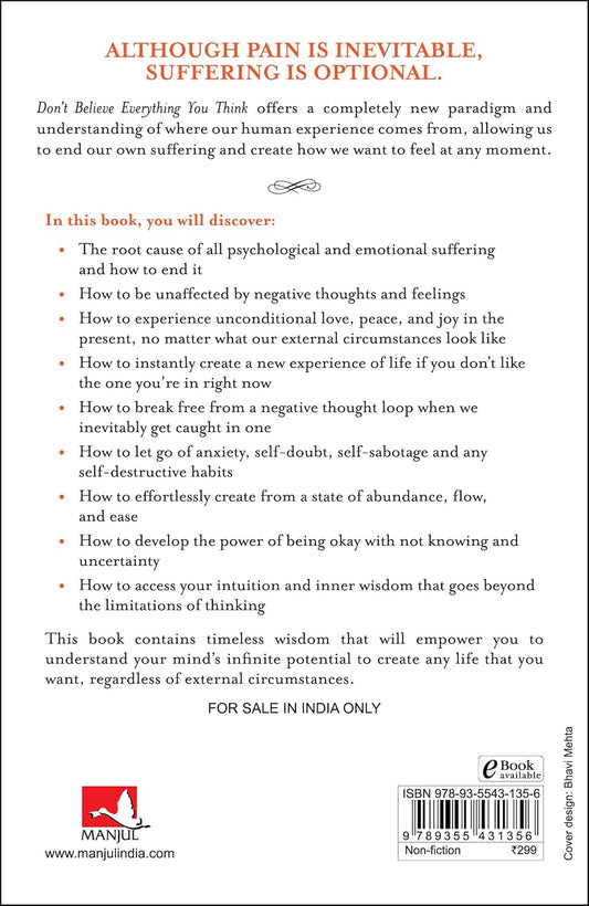 Don't Believe Everything You Think -Paperback