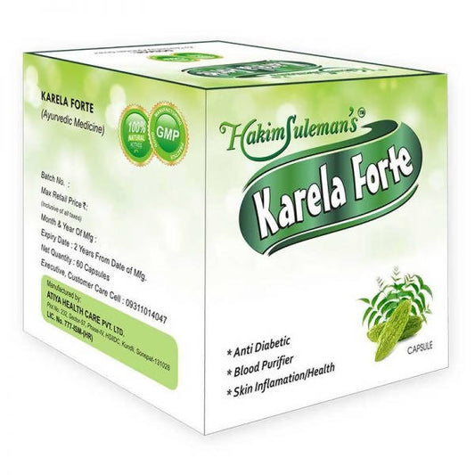 Hakim Suleman's Karela Forte Capsules -60 Capsules