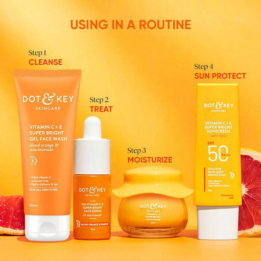 Dot & Key Vitamin C+E Super Bright Gel Face Wash -100 ml