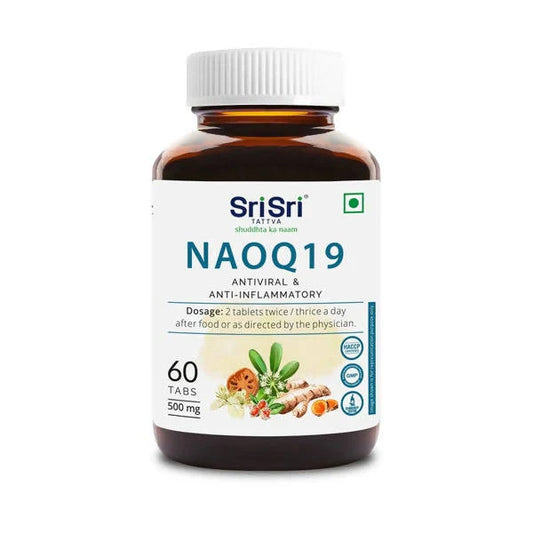 Sri Sri Tattva NAOQ19 Antiviral & Anti Inflammatory Tablets - 100 tabs