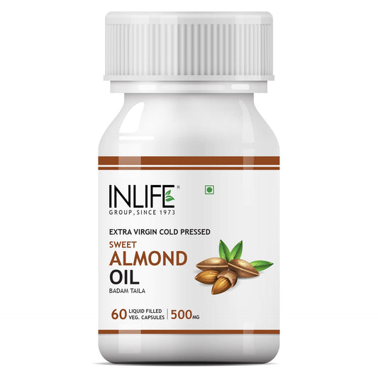 INLIFE Sweet Almond Oil Supplement - 60 tabs