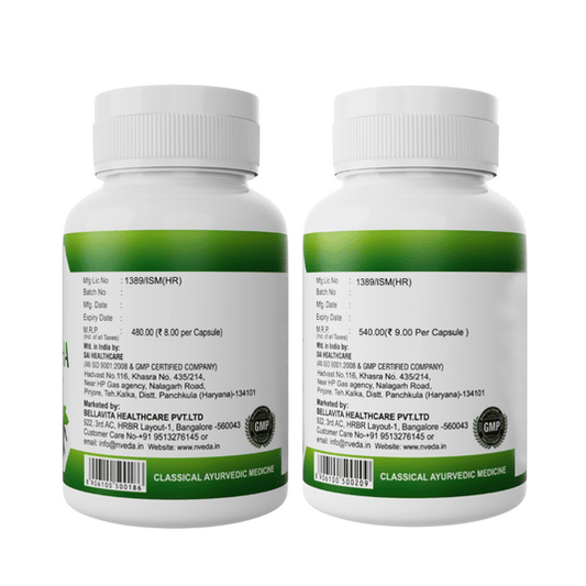 Nveda Combo Pack of Ashwagandha and Shilajit