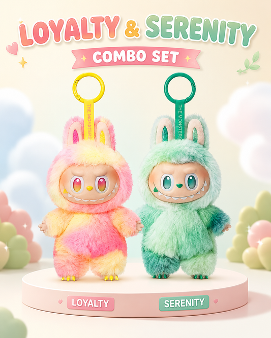 Labubu Loyalty and Serenity Plush Dolls – Collectible Gift Set