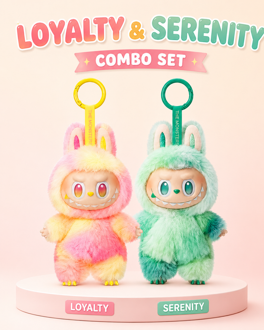 Labubu Loyalty and Serenity Plush Dolls – Collectible Gift Set
