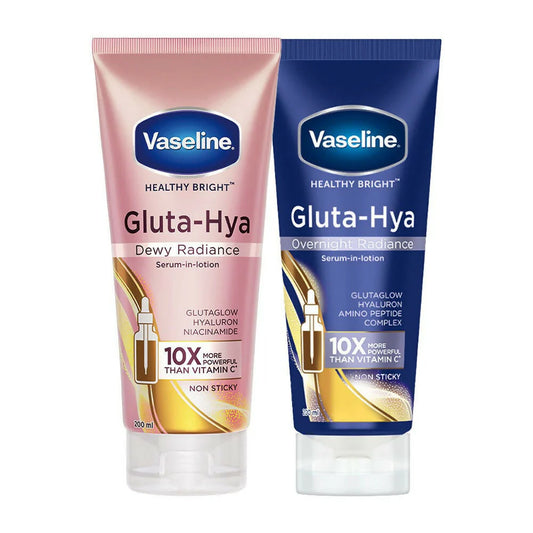 Vaseline Gluta-Hya Dewy Radiance & Overnight Combo -200ml