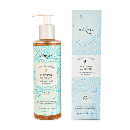 Mantra Herbal Holy Basil and Arjuna Kapha Body Wash For Oily Skin -250 ml