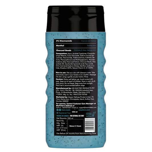 Man Matters Charcoal Body Wash -250 ml