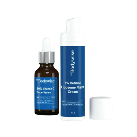 BeBodywise 20% Vitamin C Face Serum -20 m and Night Cream- 50 gm