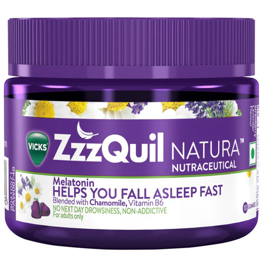 Vicks ZzzQuil Natura Melatonin Sleep Gummies -10 gummies