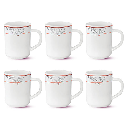 Larah By Borosil Quartz Mug Set