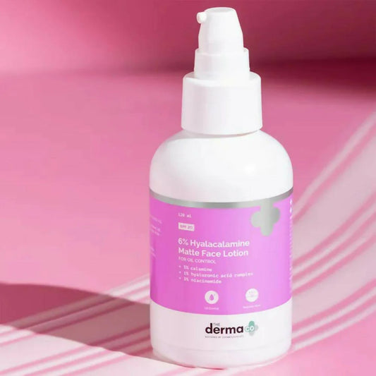 The Derma Co 6% Hyalacalamine Matte Face Lotion -120 ml