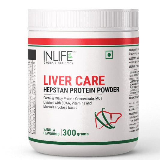 INLIFE Hepstan Liver Care Protein Powder Supplement | 300 gms