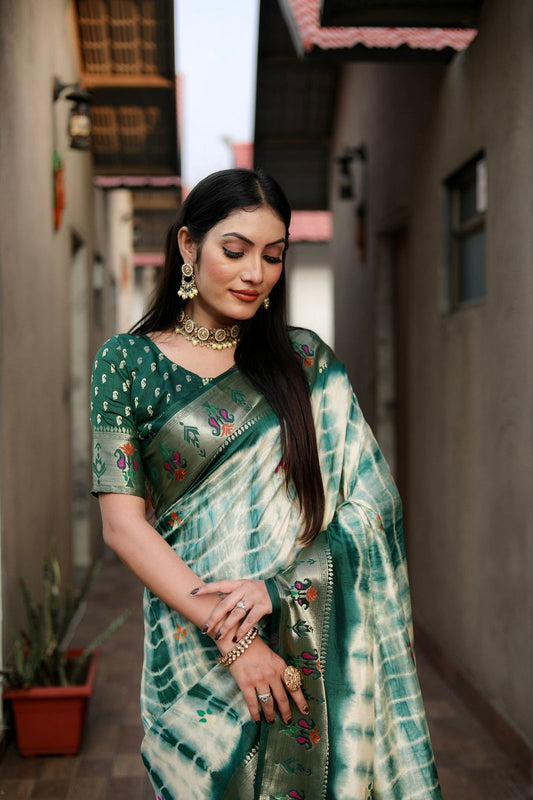 Paithani Silk Saree With Blouse