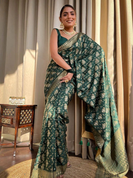 Women Banarasi Soft Silk Saree