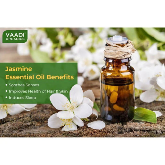 Vaadi Herbals Jasmine 100% Pure Essential Oil Therapeutic Grade -10 ML