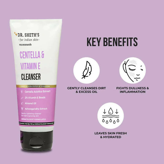 Dr. Sheth's Centella & Vitamin E Cleanser - -100 gm