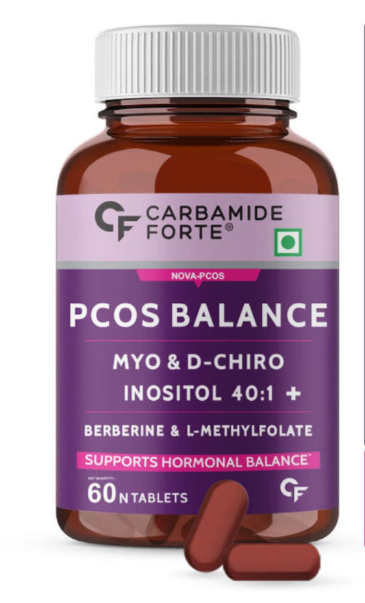 Carbamide Forte PCOS Supplement - 60 Veg Tablets