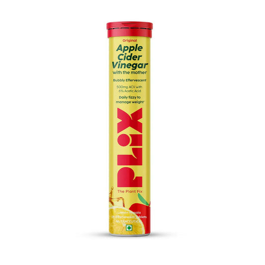 PLIX The Plant Fix Apple Cider Vinegar Lemon Masala -15 tabs