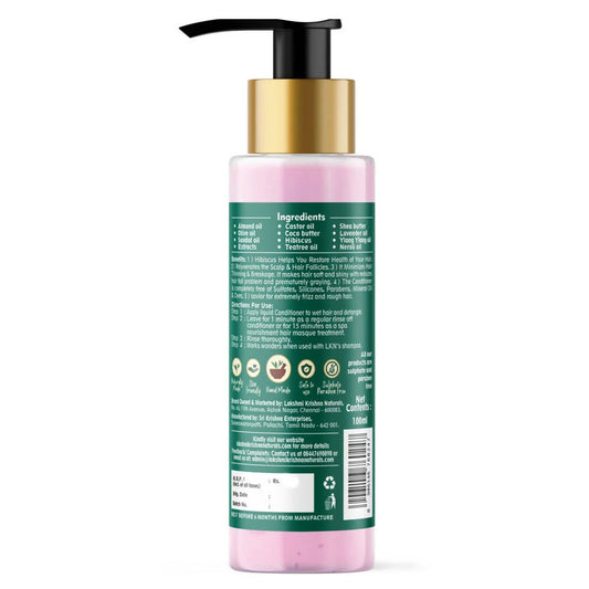 Lakshmi Krishna Naturals Hibiscus Liquid Conditioner -100 ml