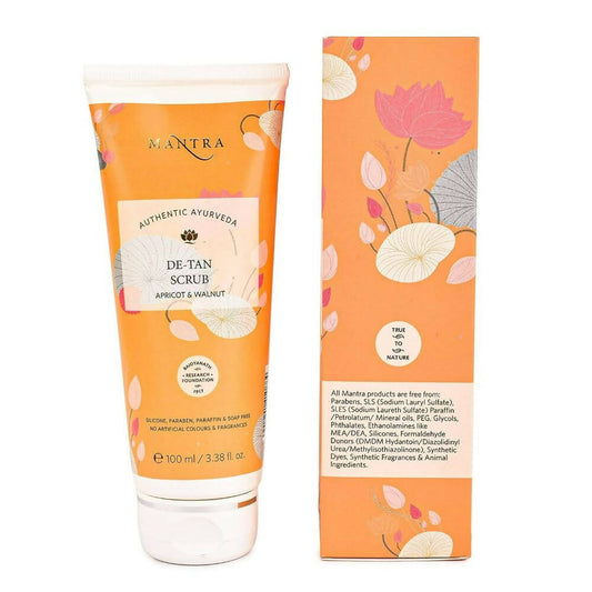 Mantra Herbal De-Tan Scrub Apricot & Walnut -100 ml