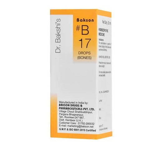 Bakson's Homeopathy B17 Drops - 30 ml