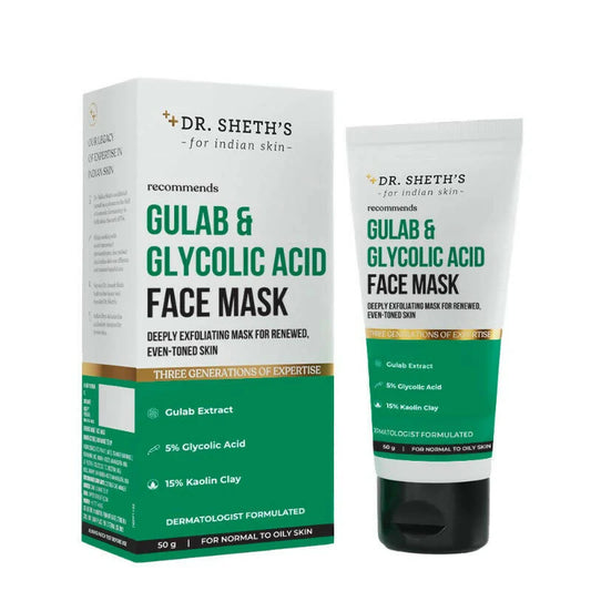 Dr. Sheth's Gulab & Glycolic Acid Face Mask--50 gm