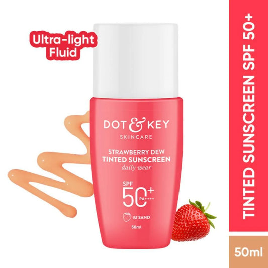 Dot & Key Strawberry Dew Tinted Sunscreen - 03 Sand - 50 ml