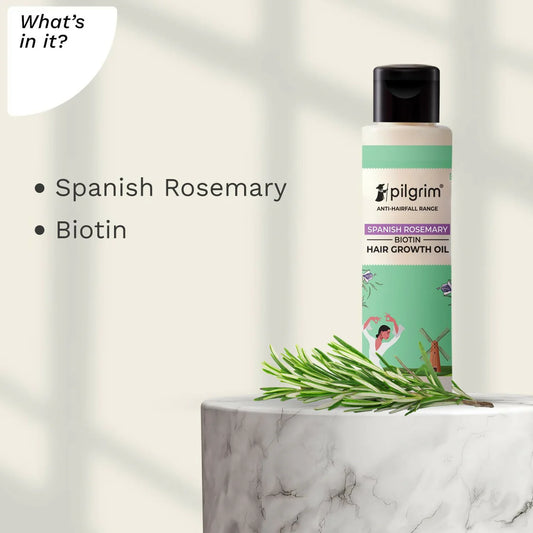 Pilgrim Spanish Rosemary & Biotin Hair Growth Oil-100 ml