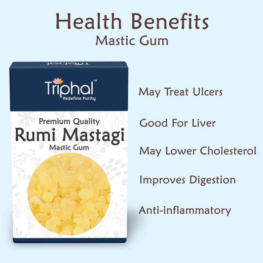 Triphal Rumi Mastagi - Mastic Gum - Pistacia Lentiscus