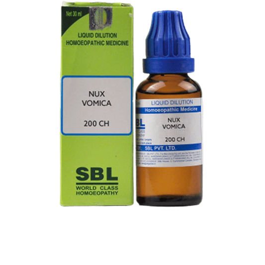 SBL Homeopathy Nux Vomica Dilution -30 CH - 30 ml