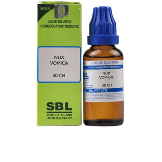 SBL Homeopathy Nux Vomica Dilution -30 CH - 30 ml