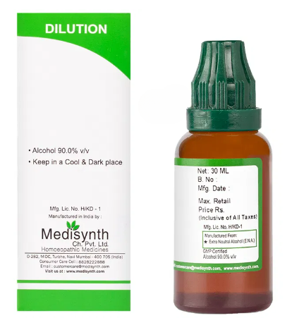 Medisynth Mercurius Solubilis Dilution 30