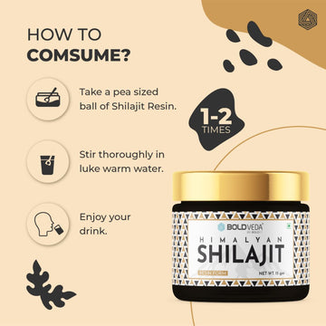 Boldfit Boldveda Pure Himalayan Shilajit Soft Resin - 15 gms