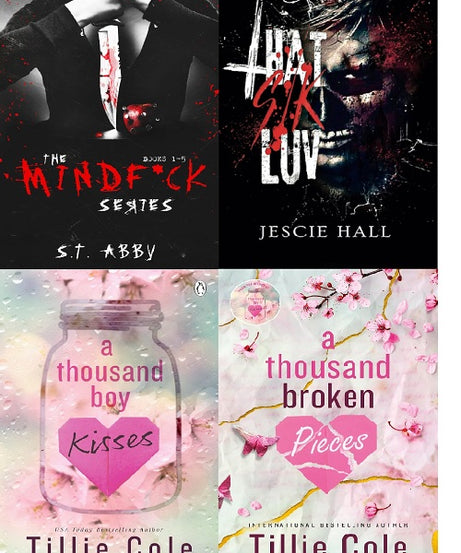 Captivating Dark & Emotional Romance Collection – Set of 4 Paperback Books