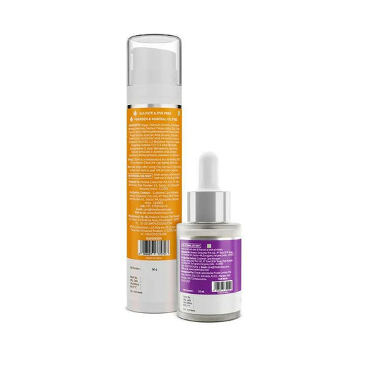 The Derma Co-Combo (10 % Niachinamide Face Serum:-30 ml 1 % Hyaluronic Sunscreen Aqua Gel: 50 gm)