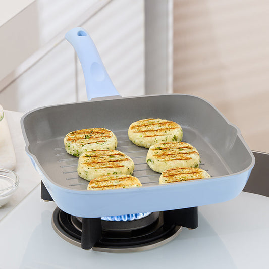 Borosil Vajra Ceramic Square Grill Pan