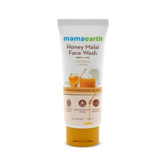 Mamaearth Honey Malai Face Wash For Nourishing Glow -100 ml