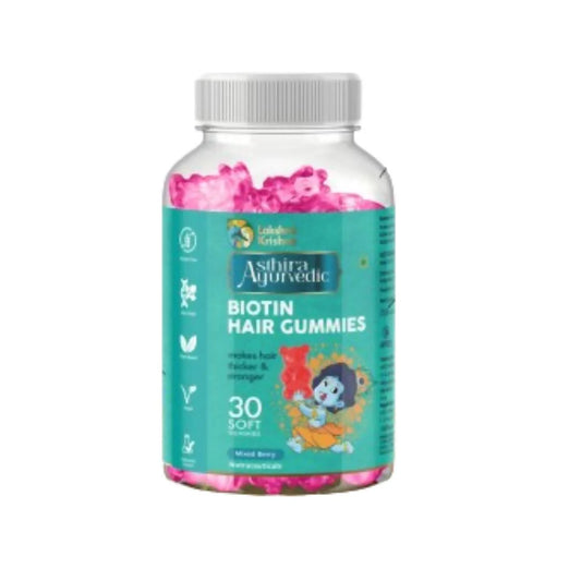 Lakshmi Krishna Naturals Biotin Hair Gummies -30 Gummies