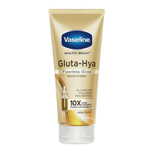 Vaseline Gluta-Hya Flawless Glow Serum-In-Lotion -200 ml - Pack of 1