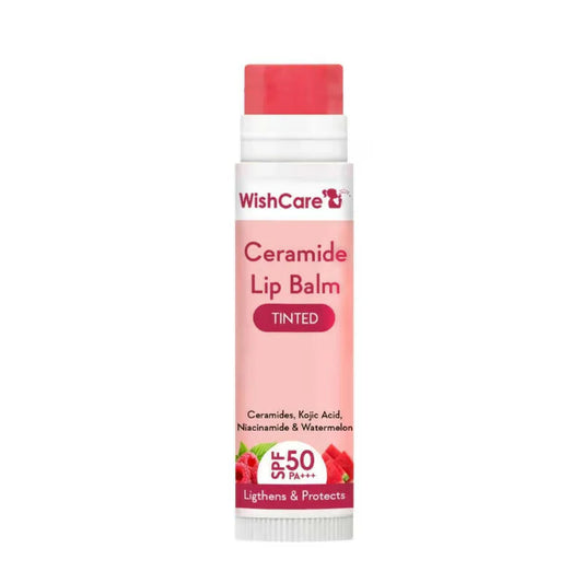 Wishcare Ceramide Lip Balm with SPF50 PA+++ - Tinted -5 gm